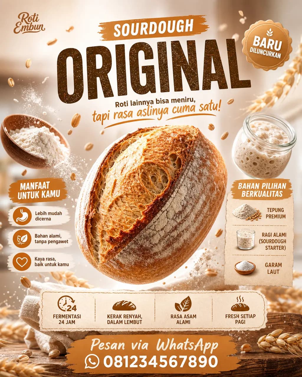 Poster Promo — Roti Embun
